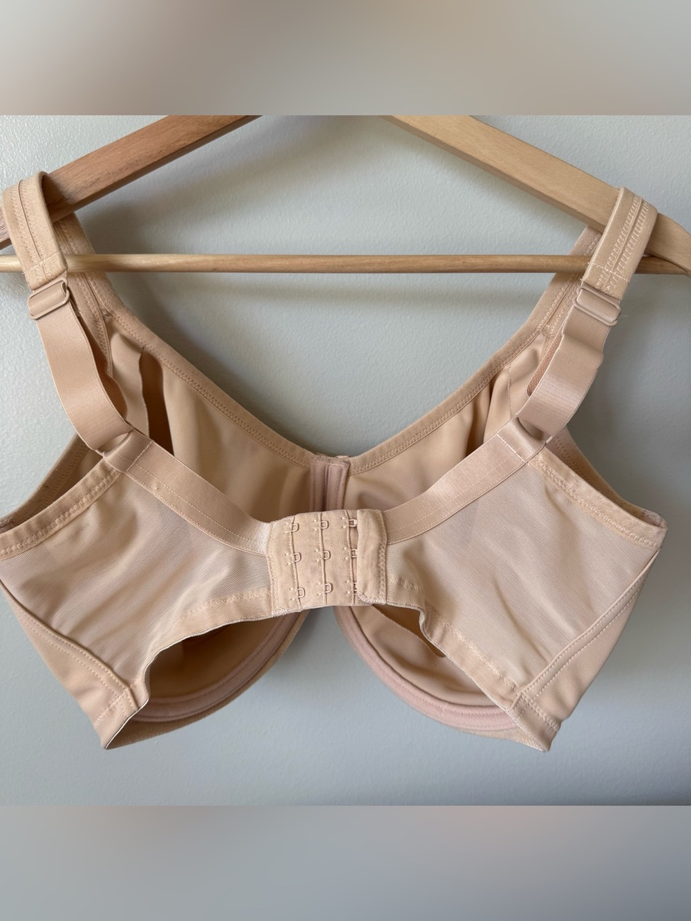 ELOMI Size 34J Underwire Nude Color Smoothing Bra EL3911NUE - Picture 4 of 6
